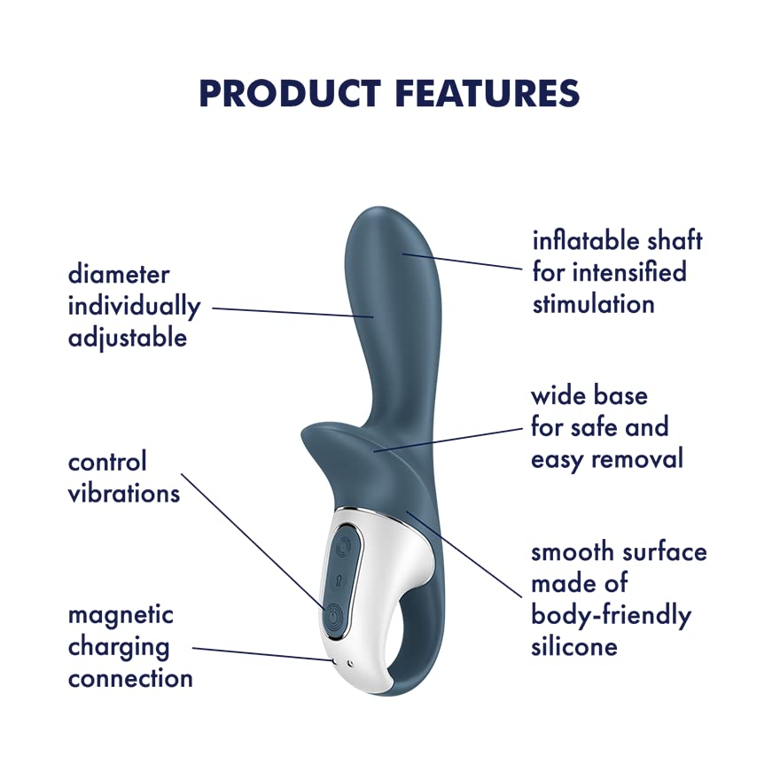 Satisfyer Air Pump Booty 2 Vibrator Sex Toy | Adult Toys for Women | Anal Stimulation Vibrator | Vibrating Sexual Pleasure Device | Stimulation Vibrators | Female Wellness Tools | Best Woman Sextoy - Image 2