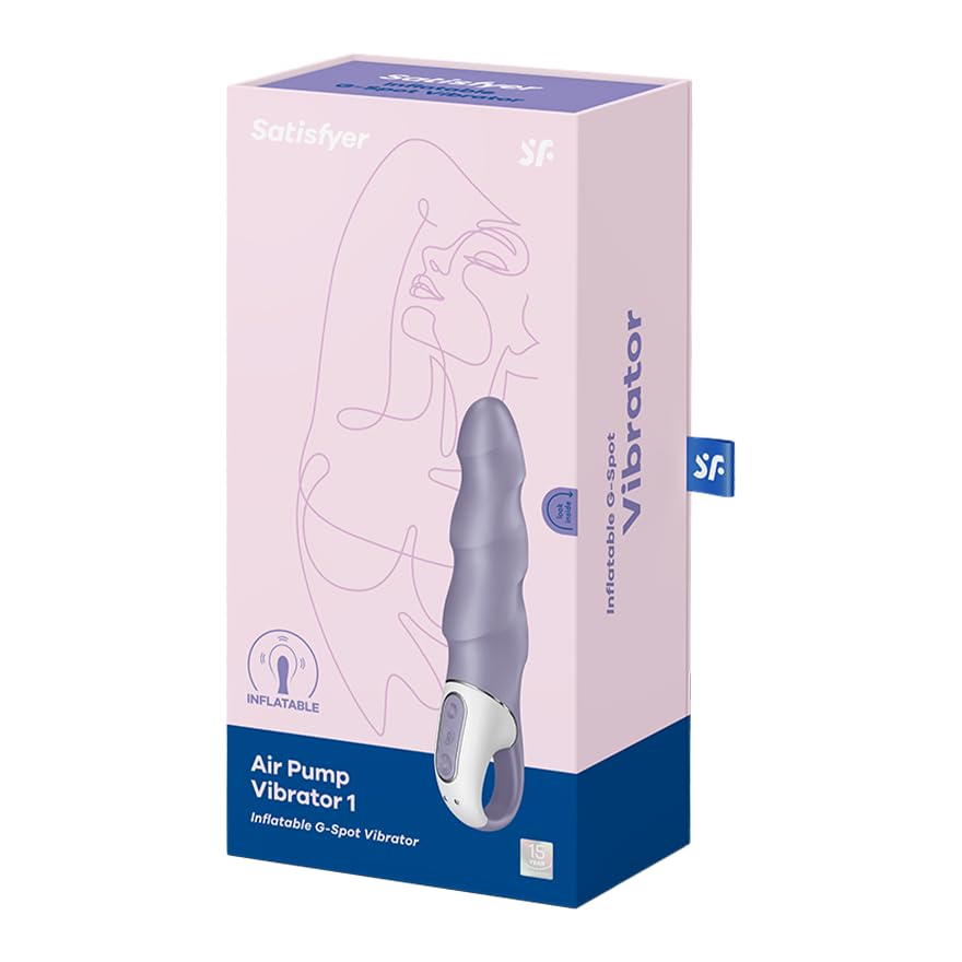 Satisfyer Air Pump Vibrator 1 Vibrator Sex Toy | Adult Toys For Women | Best Quiet Couples Anal Device | Vibrating Sexual Pleasure Device | Stimulation Vibrators | Female Wellness Tools | Woman Sextoy - Image 5