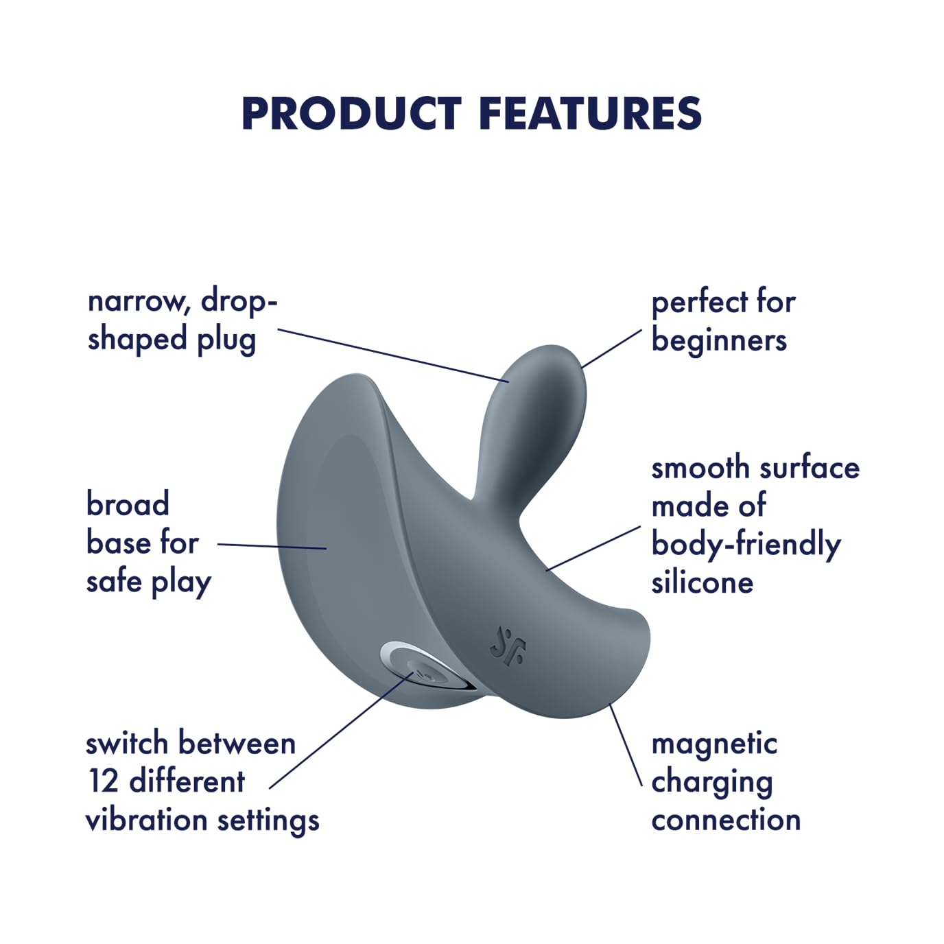 Satisfyer Booty Absolute Beginners 2 Vibrator Sex Toy | Adult Toys for Women & Men | Best Quiet Anal | Vibrating Sexual Pleasure Device | Stimulation Vibrators | Unisex Sextoy - Image 3