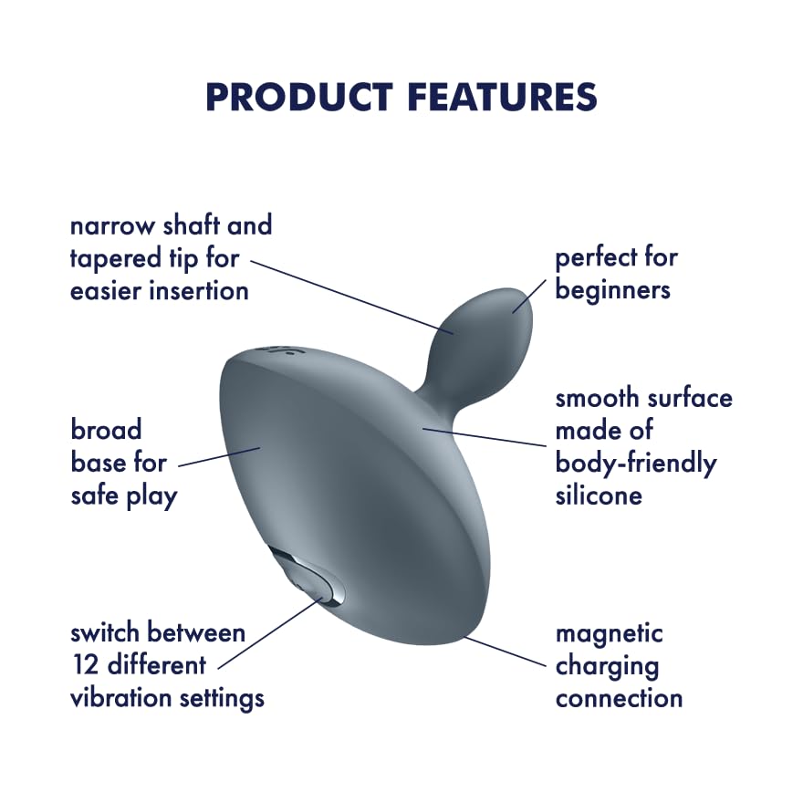 Satisfyer Booty Absolute Beginners 4 Vibrator Sex Toy | Adult Toys for Women & Men | Best Quiet Anal | Vibrating Sexual Pleasure Device | Stimulation Vibrators | Unisex Sextoy - Image 3