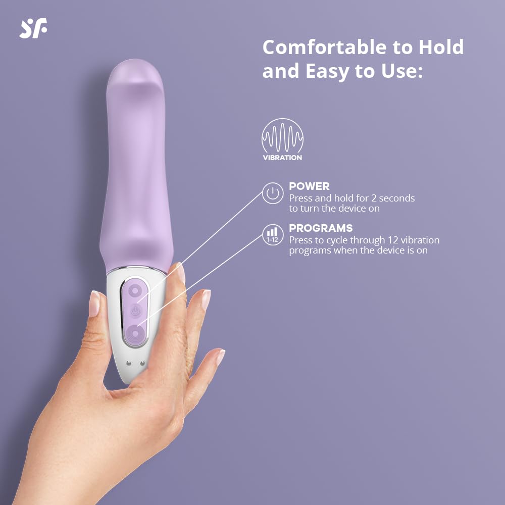 Satisfyer Charming Smile Vibrator Sex Toy | Adult Toys for Women | G-Spot Clitoral Stimulation | Vibrating Sexual Pleasure Device | Stimulation Vibrators | Female Wellness Tools | Woman Sextoy - Image 3