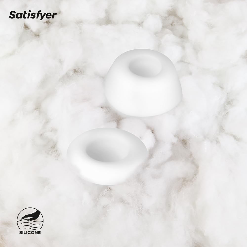 Satisfyer Climax Tips - Pro 2 | Exchangeable Heads | Optimized Form with 2 Sizes | 5-Pack | Waterproof (IPX7) | Skin-Friendly Silicone - Image 3