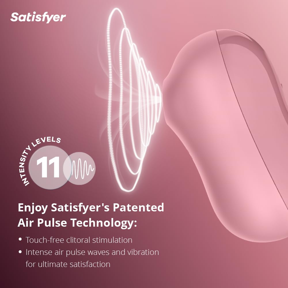 Satisfyer Cotton Candy Vibrator Sex Toy | Adult Toys for Women | Clitoral Stimulation Vibrator | Vibrating Sexual Pleasure Device | Stimulation Vibrators | Female Wellness Tools | Suction Sex Toy - Image 2