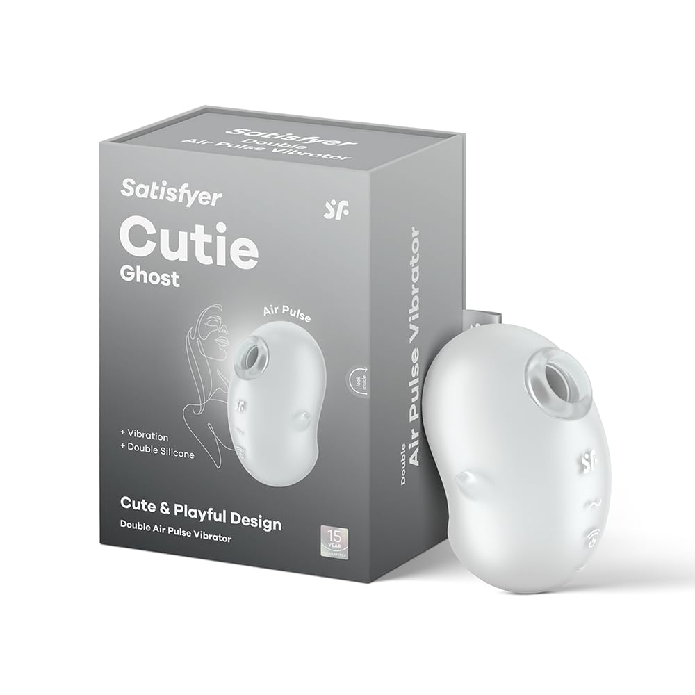 Satisfyer Cutie Ghost Vibrator Sex Toy | Adult Toys for Women | Clitoral Stimulation Vibrator | Vibrating Sexual Pleasure Device | Stimulation Vibrators | Female Wellness Tools | Woman Sextoy