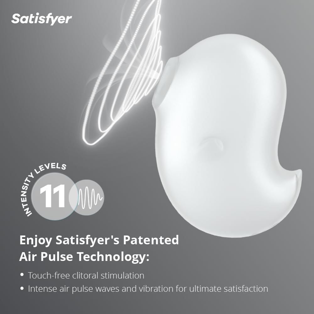 Satisfyer Cutie Ghost Vibrator Sex Toy | Adult Toys for Women | Clitoral Stimulation Vibrator | Vibrating Sexual Pleasure Device | Stimulation Vibrators | Female Wellness Tools | Woman Sextoy - Image 2