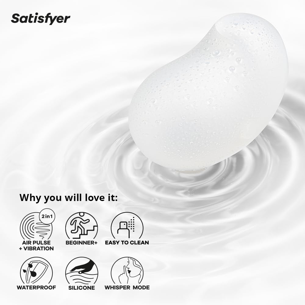 Satisfyer Cutie Ghost Vibrator Sex Toy | Adult Toys for Women | Clitoral Stimulation Vibrator | Vibrating Sexual Pleasure Device | Stimulation Vibrators | Female Wellness Tools | Woman Sextoy - Image 4