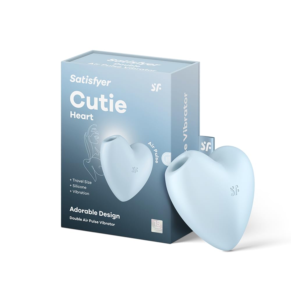 Satisfyer Cutie Heart Vibrator Sex Toy | Adult Toys for Women | Strong Clitoral Stimulation Vibrator | Vibrating Sexual Pleasure Device | Stimulation Vibrators | Female Wellness Tools | Woman Sextoy
