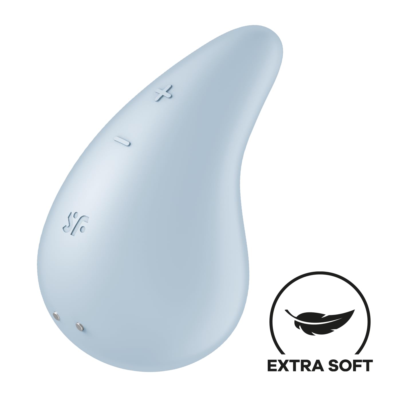 Satisfyer Dew Drop | Vibrator | 2 Strong Motors | Beginner-Friendly | 12 Vibration Programs | Waterproof (IPX7) | Skin-Friendly Silicone | Rechargeable Battery (Blue) - Image 2