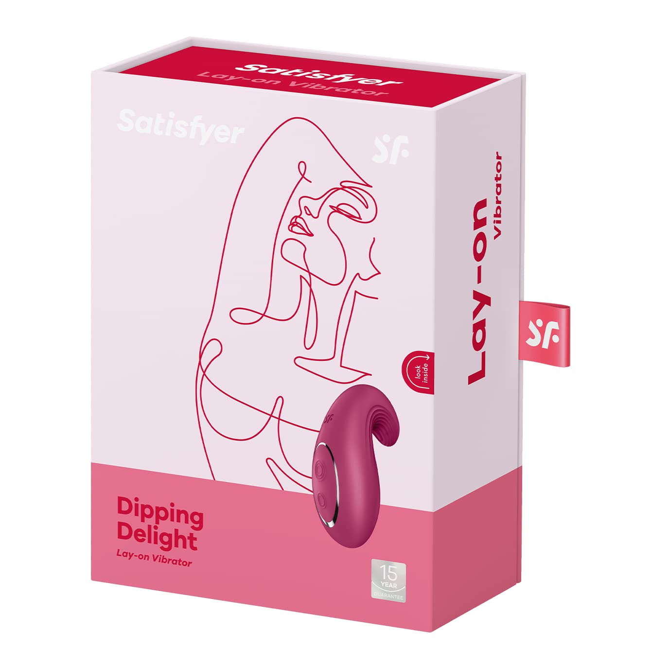 Satisfyer Dipping Delight Vibrator Sex Toy | Adult Toys for Women | Best Sucking Clitoral Stimulation | Vibrating Sexual Pleasure Device | Stimulation Vibrators | Woman Sextoy (Berry) - Image 4