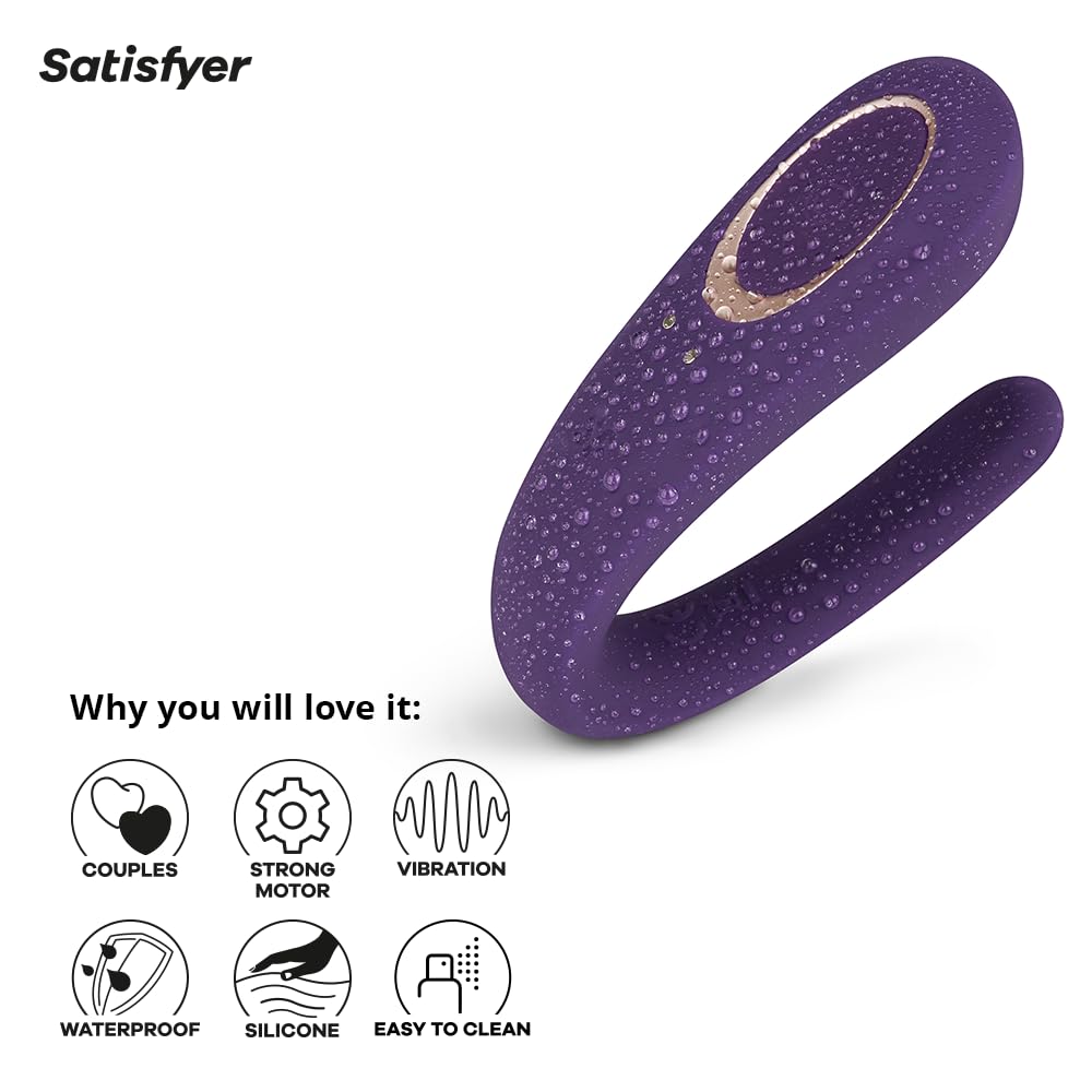 Satisfyer Double Classic Vibrator Sex Toy | Adult Toys for Women | Best Couple Vibrator | Vibrating Sexual Pleasure Device | Stimulation Vibrators | Female Wellness Tools | Woman Sextoy - Image 4