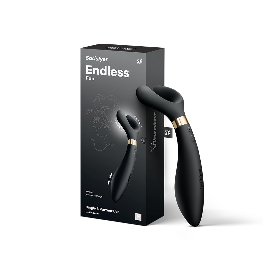 Satisfyer Endless Fun | Multivibrator | G-Spot | Clitoris Stimulation | 3 Strong Power Motors | 180-Degree Rotatable Head | 100 Vibration Combinations | 29+ Use Applications | Waterproof (IPX7)