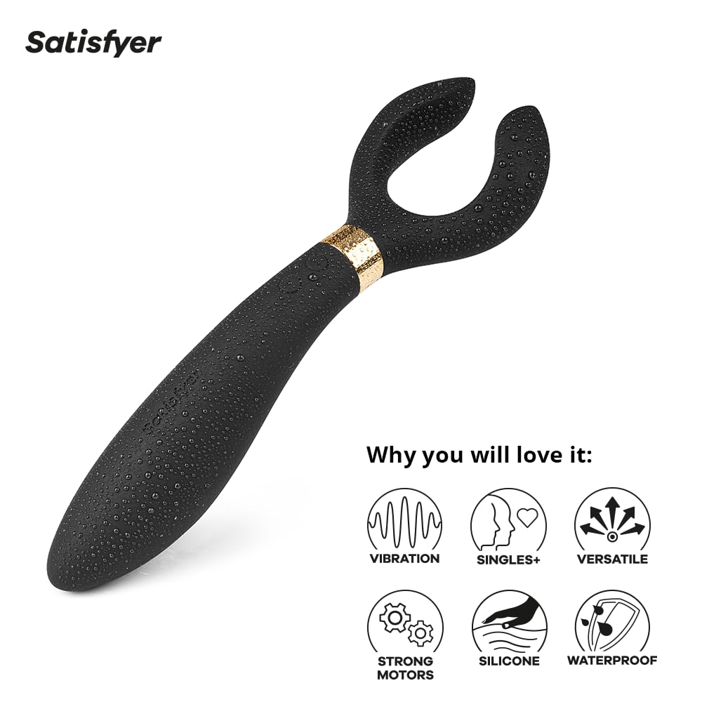 Satisfyer Endless Fun | Multivibrator | G-Spot | Clitoris Stimulation | 3 Strong Power Motors | 180-Degree Rotatable Head | 100 Vibration Combinations | 29+ Use Applications | Waterproof (IPX7) - Image 4