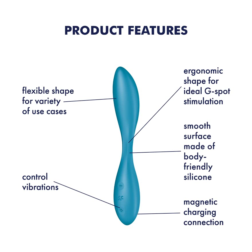 Satisfyer G-Spot Flex 1 Vibrator Sex Toy | Adult Toys for Women | Multi Vibrator with Power Motor | Vibrating Sexual Pleasure Device | Stimulation Vibrators | Female Wellness Tools | Woman Sextoy - Image 3