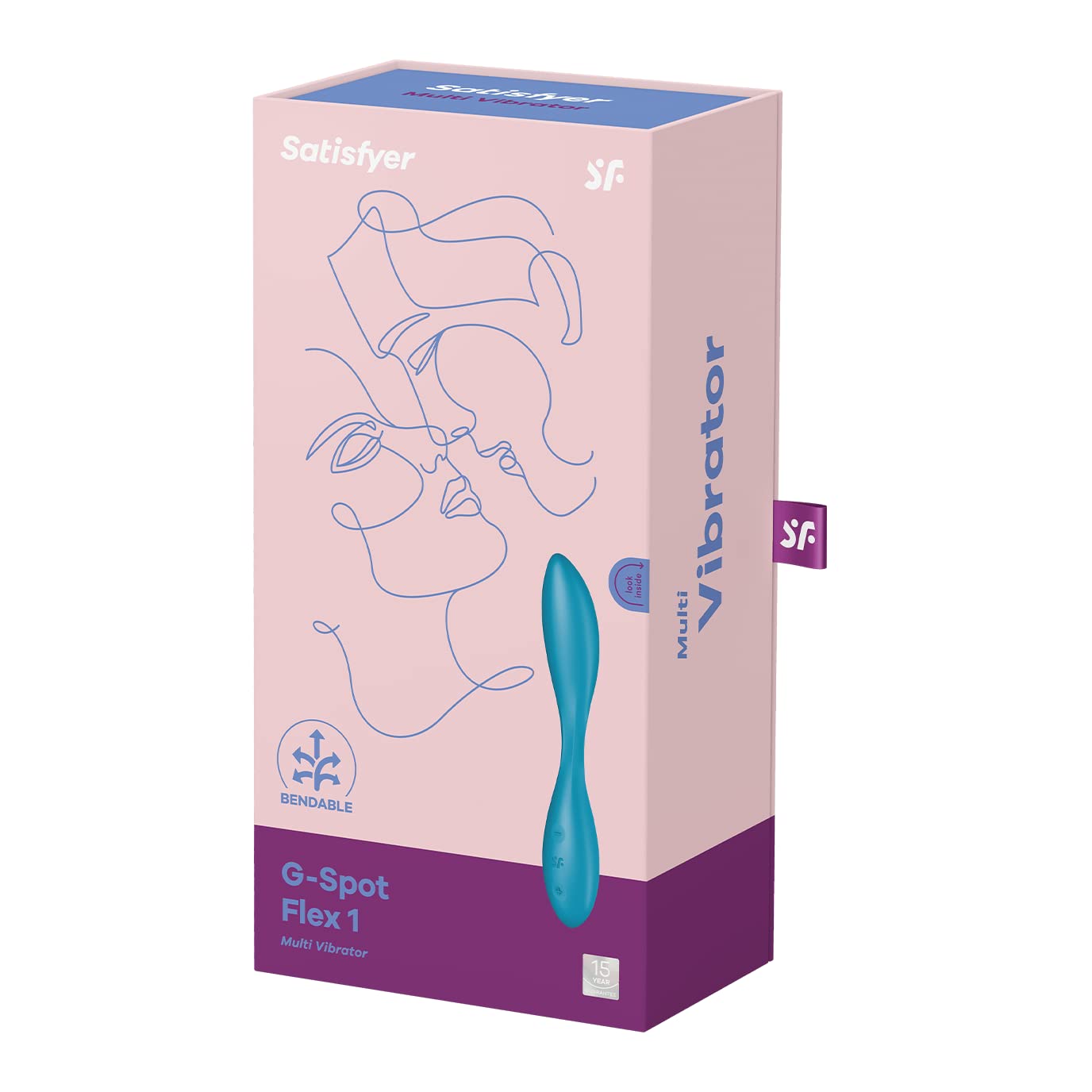 Satisfyer G-Spot Flex 1 Vibrator Sex Toy | Adult Toys for Women | Multi Vibrator with Power Motor | Vibrating Sexual Pleasure Device | Stimulation Vibrators | Female Wellness Tools | Woman Sextoy - Image 4
