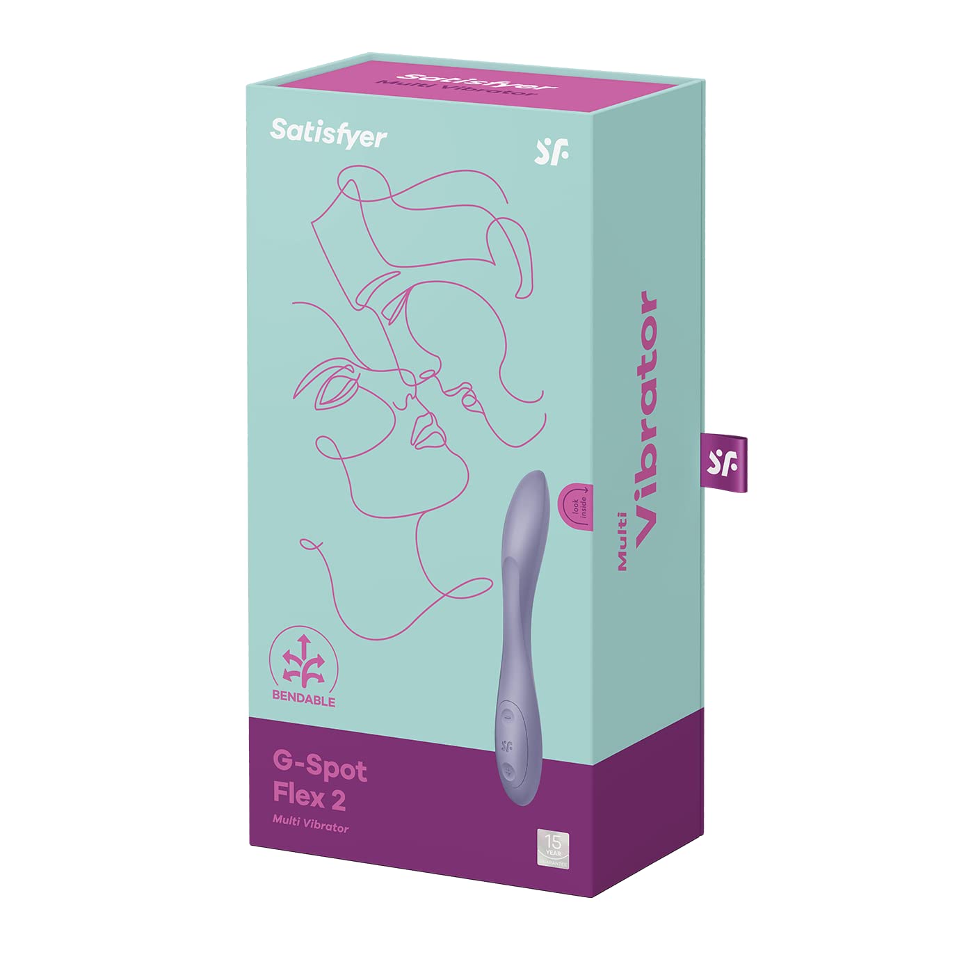 Satisfyer G-Spot Flex 2 Vibrator Sex Toy | Adult Toys for Women | Multi Vibrator with Power Motor | Vibrating Sexual Pleasure Device | Stimulation Vibrators | Female Wellness Tools | Woman Sextoy - Image 4