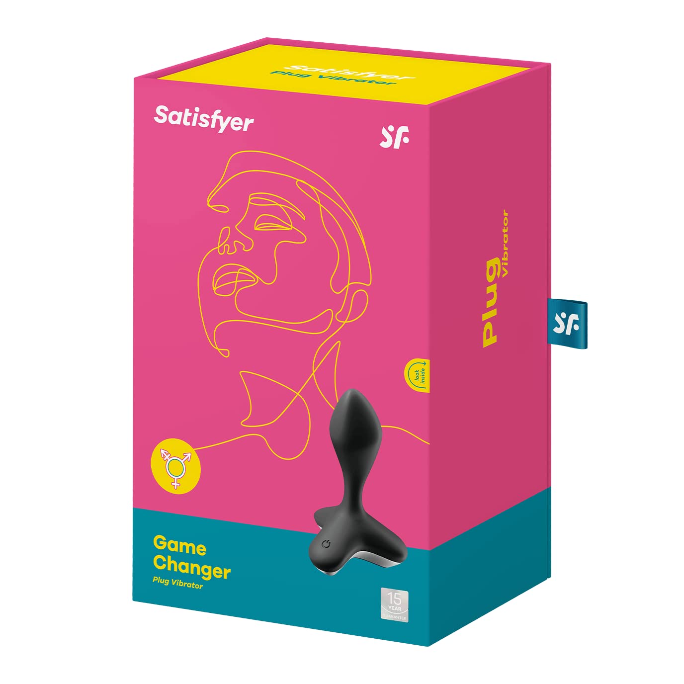 Satisfyer Game Changer Anal Vibrator - Vibrating Anal Sex Toy, Butt Plug, Prostate Stimulator Toys, Anal Dildo with Wide Base - Waterproof, Rechargeable (Black) - Image 3