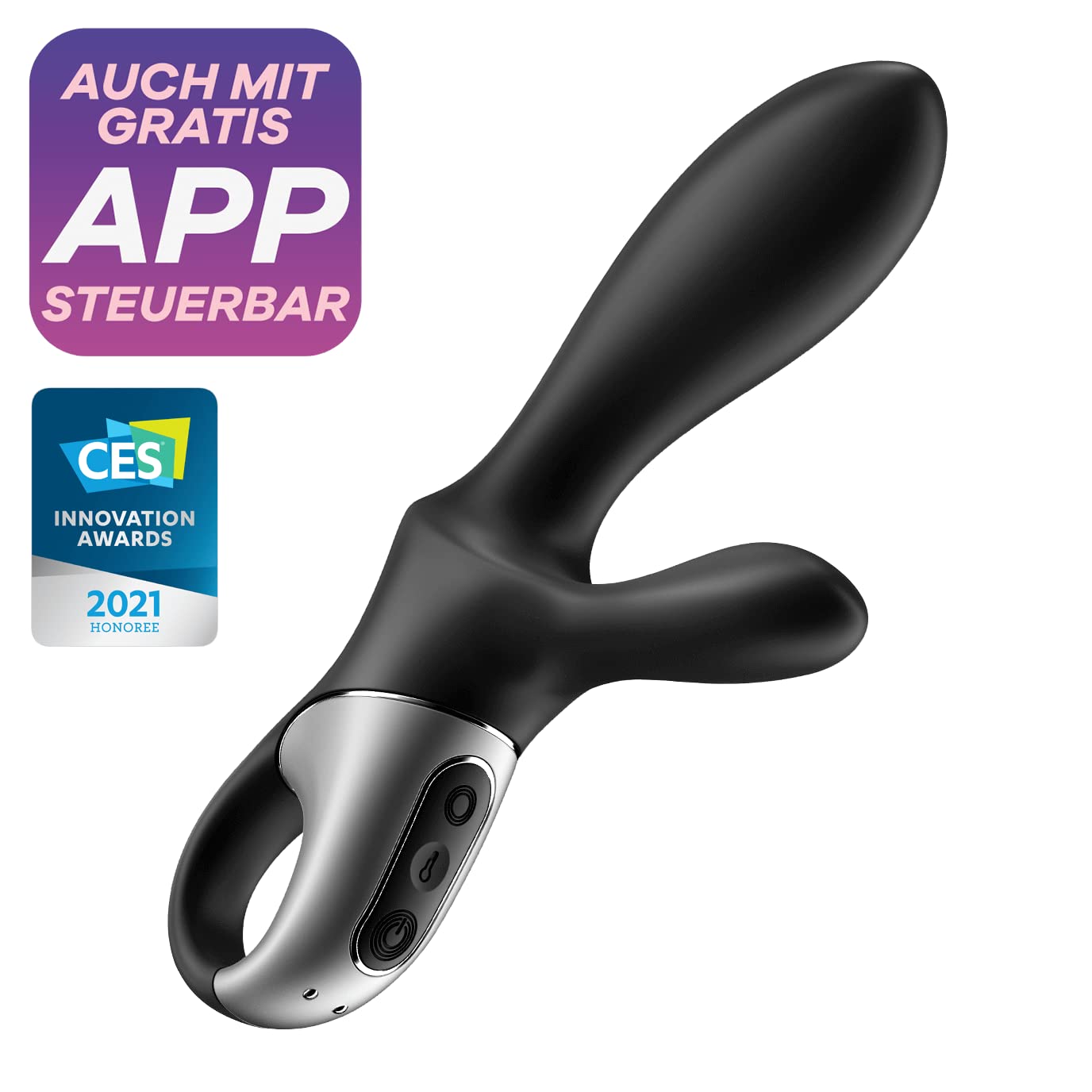 Satisfyer Heat Climax + Connect App Vibrator Sex Toy | Adult Toys For Women | Anal or Vaginal Vibrator | Vibrating Sexual Pleasure Device | Stimulation Vibrators | Female Wellness Tools | Woman Sextoy - Image 2