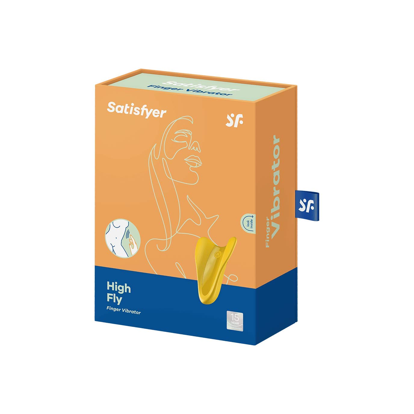 Satisfyer High Fly Vibrator Sex Toy | Adult Toys for Women | Best Couple Vibrator | Vibrating Sexual Pleasure Device | Stimulation Vibrators | Woman Pleasure Sextoy (Yellow) - Image 4