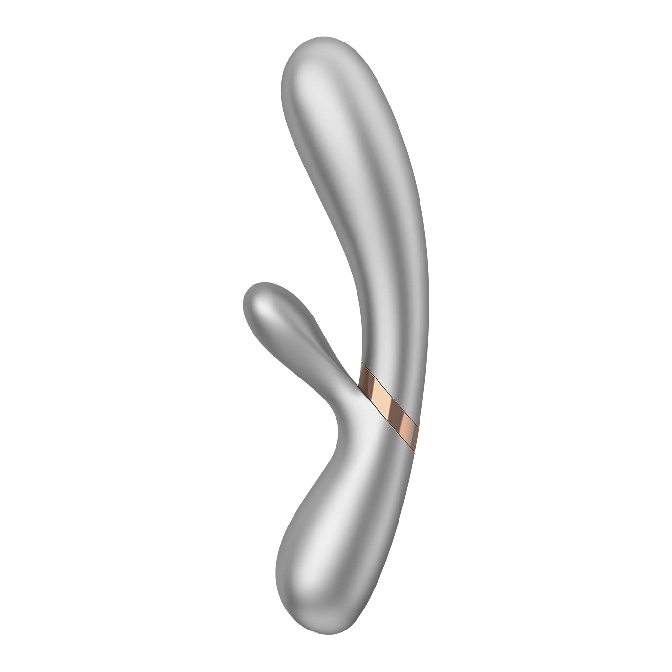 Satisfyer Hot Lover Connect App Vibrator Sex Toy | Adult Toys for Women | Rabbit Vibrator + Heat + APP | Vibrating Sexual Pleasure Device | Stimulation Vibrators | Woman Sextoy (Silver) - Image 6