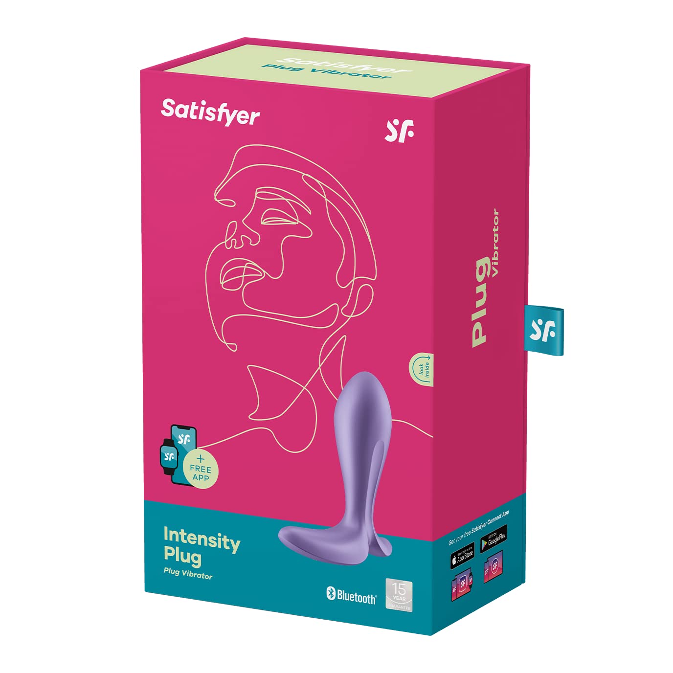 Satisfyer Intensity Plug Vibrator Sex Toy | Adult Toys for Women | Butt Plug in Vibrator | Vibrating Sexual Pleasure Device | Stimulation Vibrators | Unisex Sextoy (Purple) - Image 5