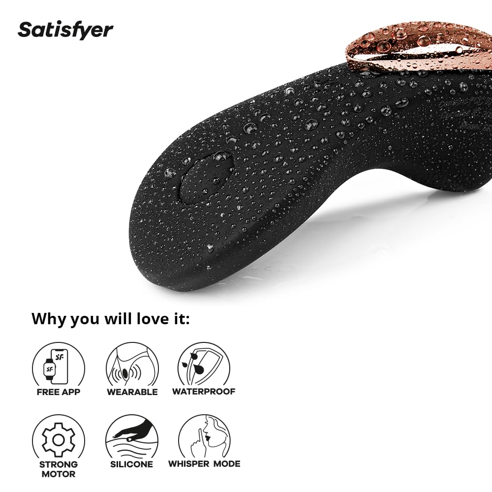 Satisfyer Little Secret Connect App Vibrator Sex Toy | Adult Toys for Women | Panty Vibrator + APP | Vibrating Sexual Pleasure Device | Stimulation Vibrators | Female Wellness Tools | Woman Sextoy - Image 4
