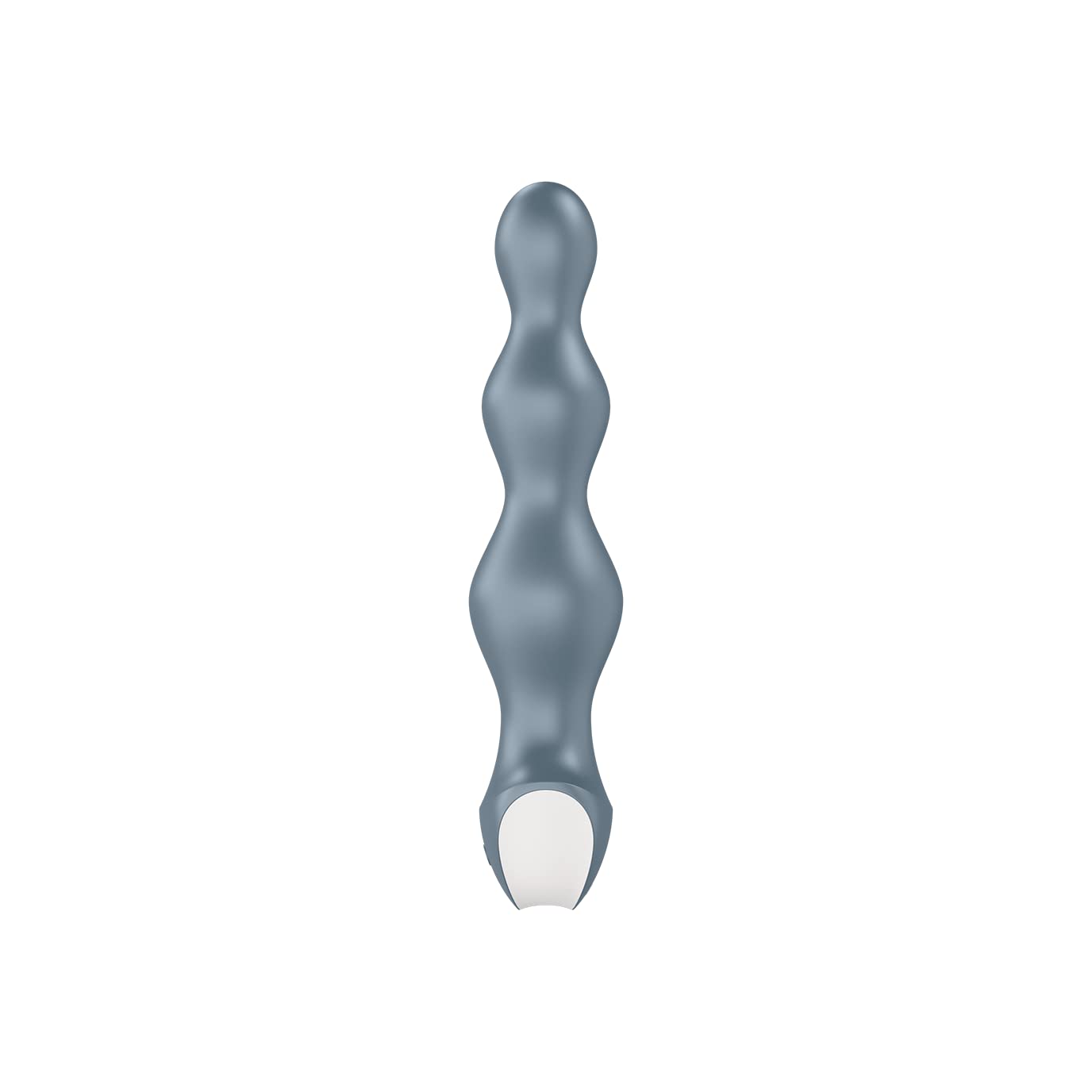 Satisfyer Lolli-Plug 2 Anal Vibrator - Vibrating Anal Plug, Round Shaped Beads with Increasing Diameter and Wide Base - Suitable for Beginners, Waterproof, Rechargeable (Cool Gray) - Image 4