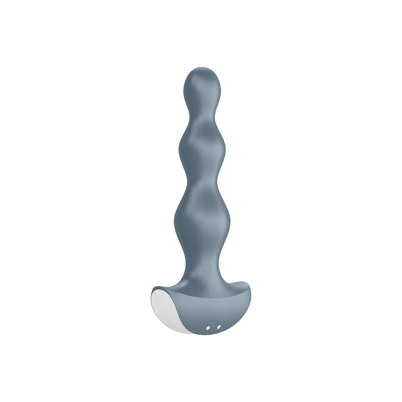 Satisfyer Lolli-Plug 2 Anal Vibrator - Vibrating Anal Plug, Round Shaped Beads with Increasing Diameter and Wide Base - Suitable for Beginners, Waterproof, Rechargeable (Cool Gray) - Image 5