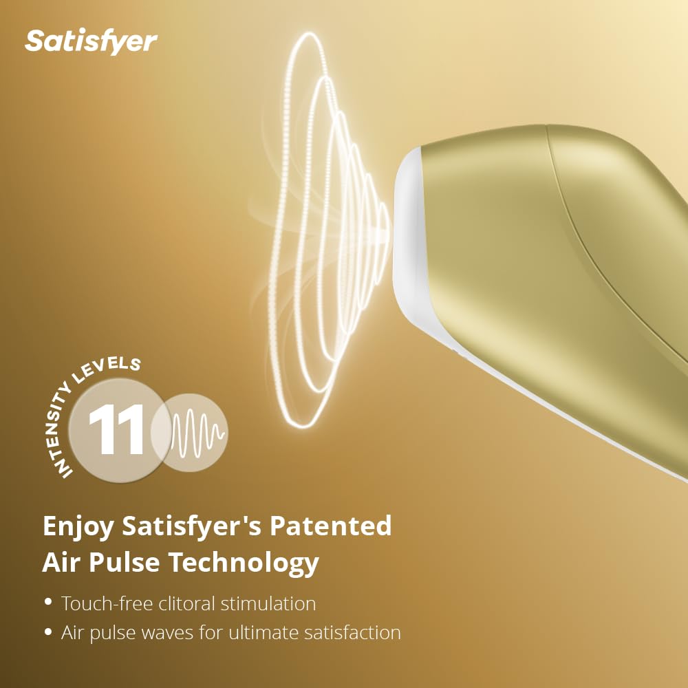 Satisfyer Love Breeze Vibrator Sex Toy | Adult Toys for Women | Clitoral Airpulse Vibrator | Vibrating Sexual Pleasure Device | Stimulation Vibrators | Female Wellness Tools | Woman Sextoy (Yellow) - Image 2