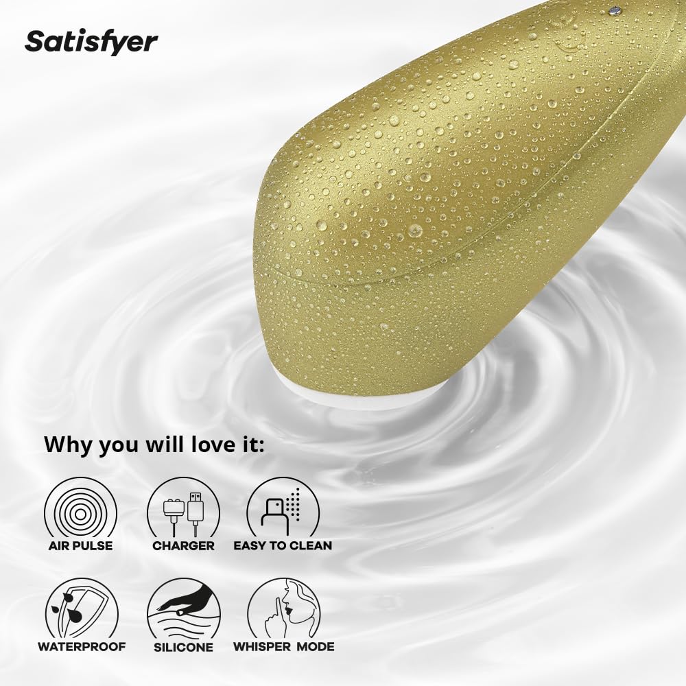 Satisfyer Love Breeze Vibrator Sex Toy | Adult Toys for Women | Clitoral Airpulse Vibrator | Vibrating Sexual Pleasure Device | Stimulation Vibrators | Female Wellness Tools | Woman Sextoy (Yellow) - Image 4