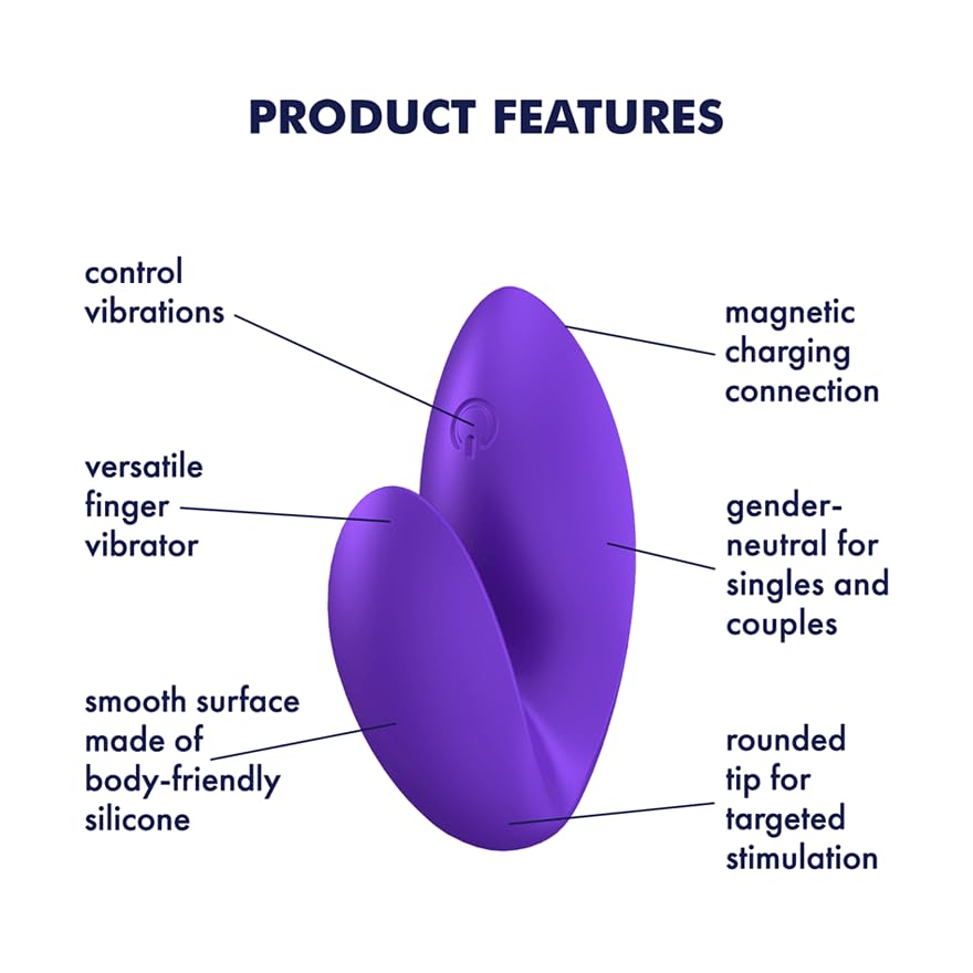 Satisfyer Love Riot Vibrator Sex Toy | Adult Toys for Women | Best Clitoris Finger Vibrator | Vibrating Sexual Pleasure Device | Stimulation Vibrators | Woman Sextoy (Purple) - Image 3