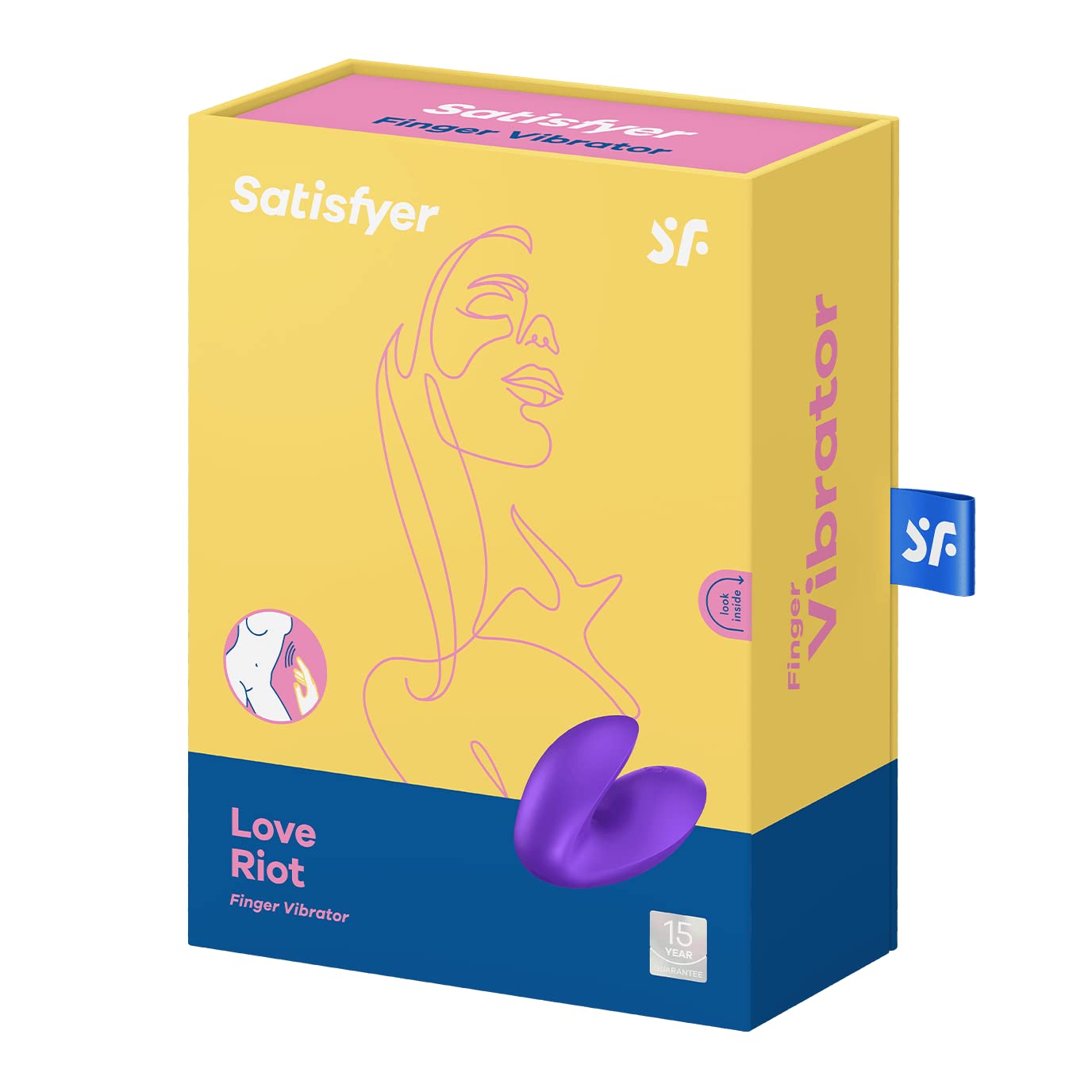 Satisfyer Love Riot Vibrator Sex Toy | Adult Toys for Women | Best Clitoris Finger Vibrator | Vibrating Sexual Pleasure Device | Stimulation Vibrators | Woman Sextoy (Purple) - Image 4