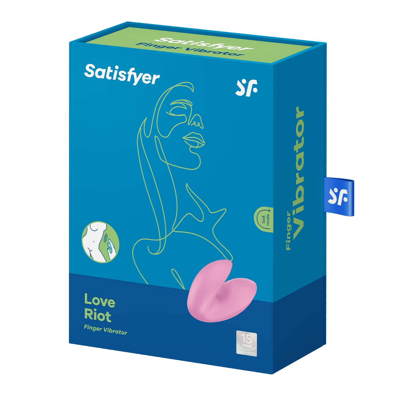 Satisfyer Love Riot Vibrator Sex Toy | Adult Toys for Women | Best Clitoris Finger Vibrator | Vibrating Sexual Pleasure Device | Stimulation Vibrators | Woman Sextoy (Pink) - Image 4