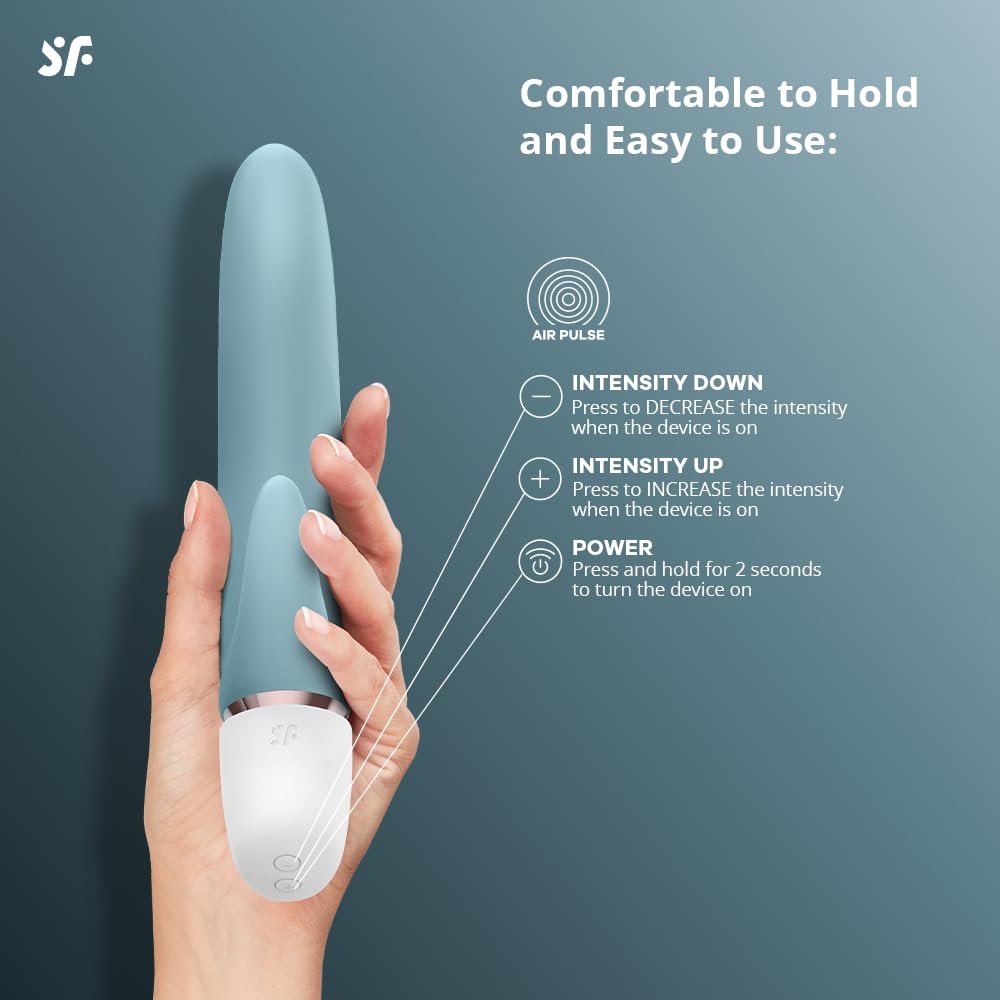 Satisfyer Marvelous Four Vibrator Sex Toy | Adult Toys for Women | Air Pulse + Vibrator Set | Vibrating Sexual Pleasure Device | Stimulation Vibrators | Female Wellness Tools | Woman Sextoy - Image 3