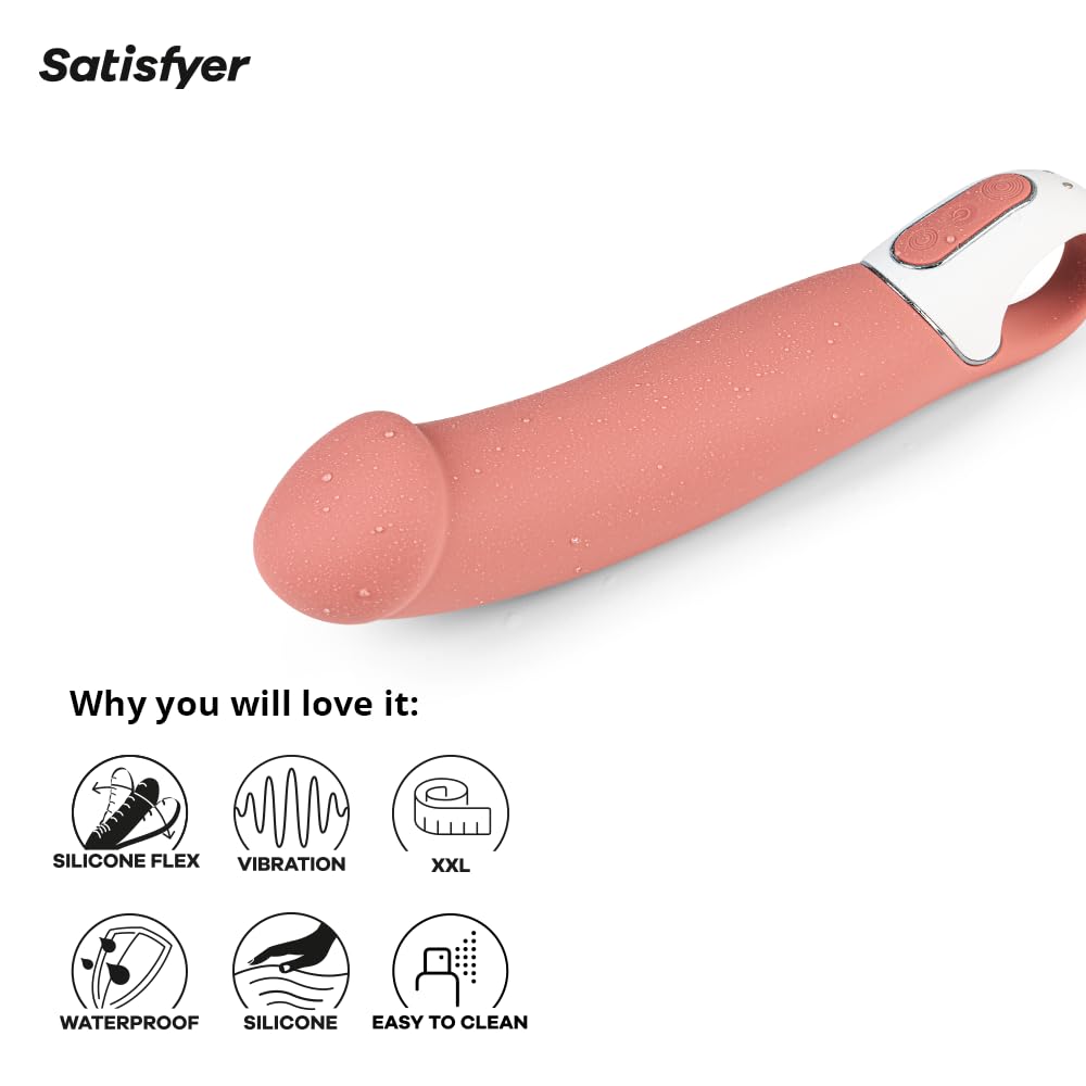 Satisfyer Master Vibrator Sex Toy | Adult Toys for Women | XXL G-Spot Clitoral Stimulation Vibrator | Vibrating Sexual Pleasure Device | Stimulation Vibrators | Female Wellness Tools | Woman Sextoy - Image 4
