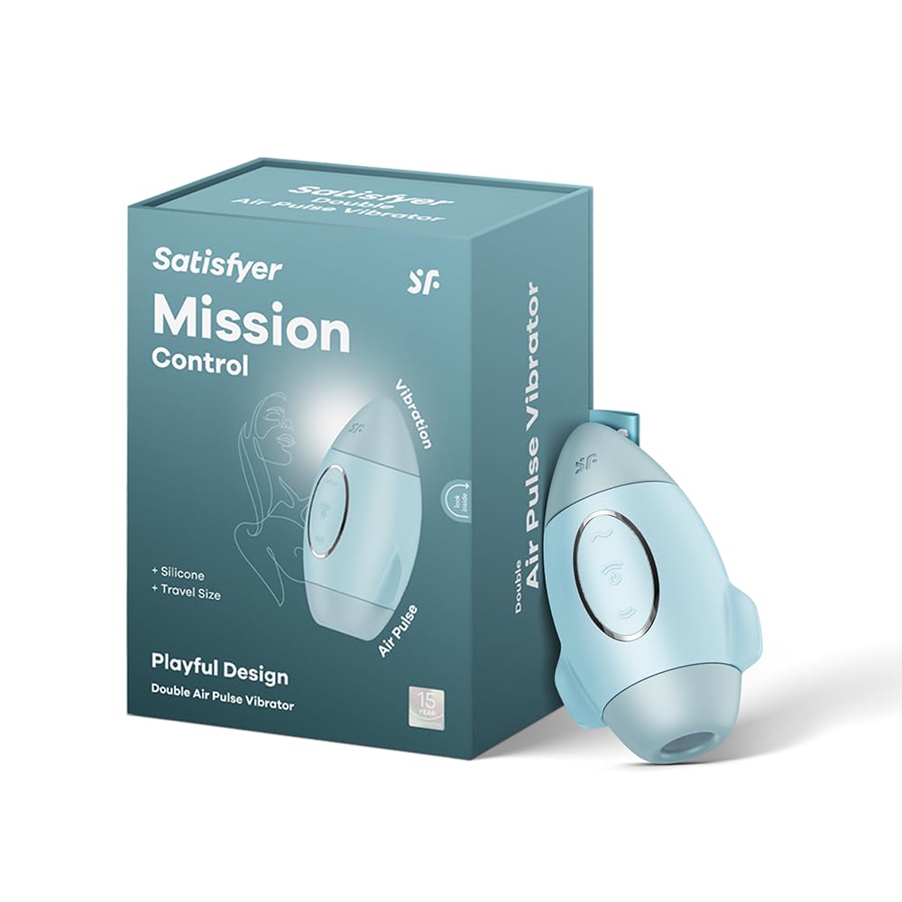 Satisfyer Mission Control Vibrator Sex Toy | Adult Toys for Women | Clitoral Stimulation Vibrator | Vibrating Sexual Pleasure Device | Stimulation Vibrators | Female Wellness Tools | Woman Sextoy