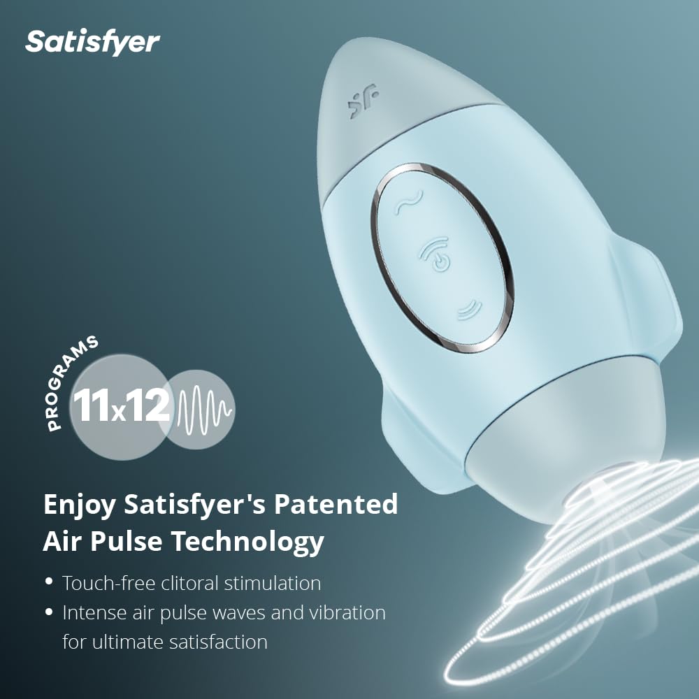 Satisfyer Mission Control Vibrator Sex Toy | Adult Toys for Women | Clitoral Stimulation Vibrator | Vibrating Sexual Pleasure Device | Stimulation Vibrators | Female Wellness Tools | Woman Sextoy - Image 2