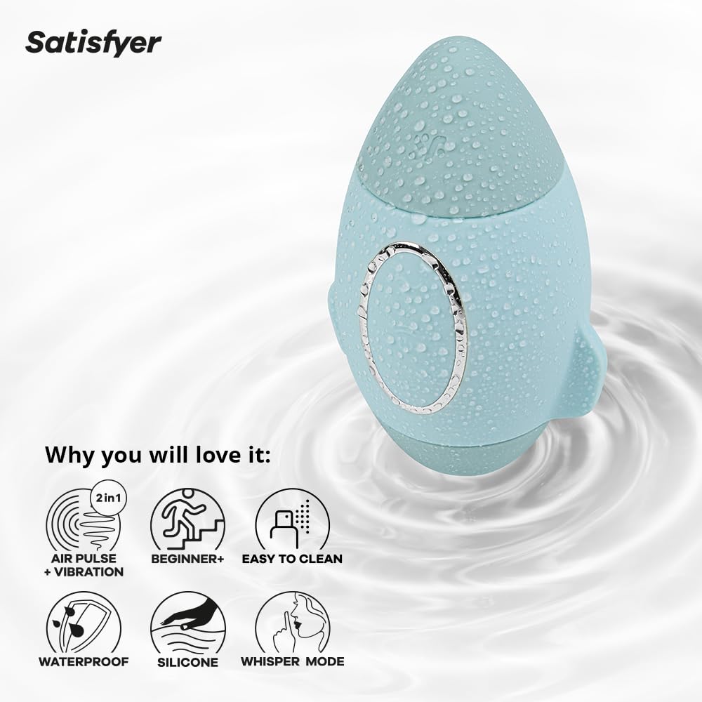 Satisfyer Mission Control Vibrator Sex Toy | Adult Toys for Women | Clitoral Stimulation Vibrator | Vibrating Sexual Pleasure Device | Stimulation Vibrators | Female Wellness Tools | Woman Sextoy - Image 4