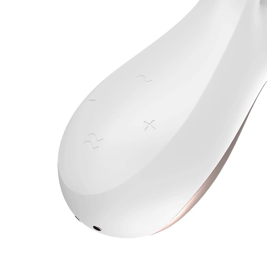 Satisfyer Mono Flex Connect App Vibrator Sex Toy | Adult Toys for Women | Rabbit Vibrator + APP | Vibrating Sexual Pleasure Device | Stimulation Vibrators | Woman Sextoy (White) - Image 7