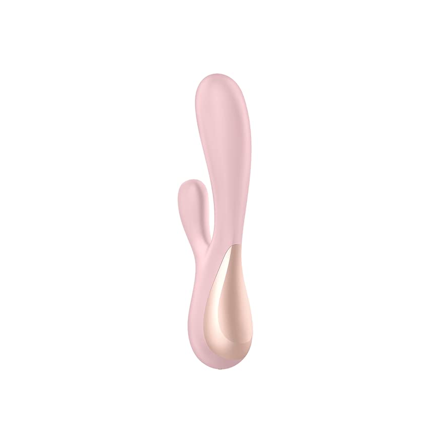Satisfyer Mono Flex Connect App Vibrator Sex Toy | Adult Toys for Women | Rabbit Vibrator + APP | Vibrating Sexual Pleasure Device | Stimulation Vibrators | Woman Sextoy (Pink) - Image 6