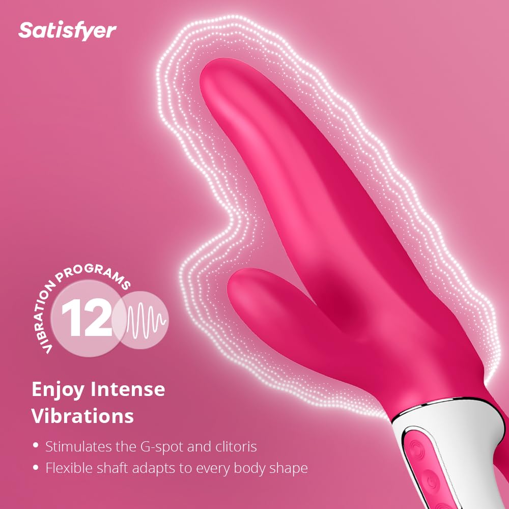 Satisfyer Mr. Rabbit Vibrator Sex Toy | Adult Toys for Women | Rabbit Vibrator with 2 Power Motors | Vibrating Sexual Pleasure Device | Stimulation Vibrators | Female Wellness Tools | Woman Sextoy - Image 2
