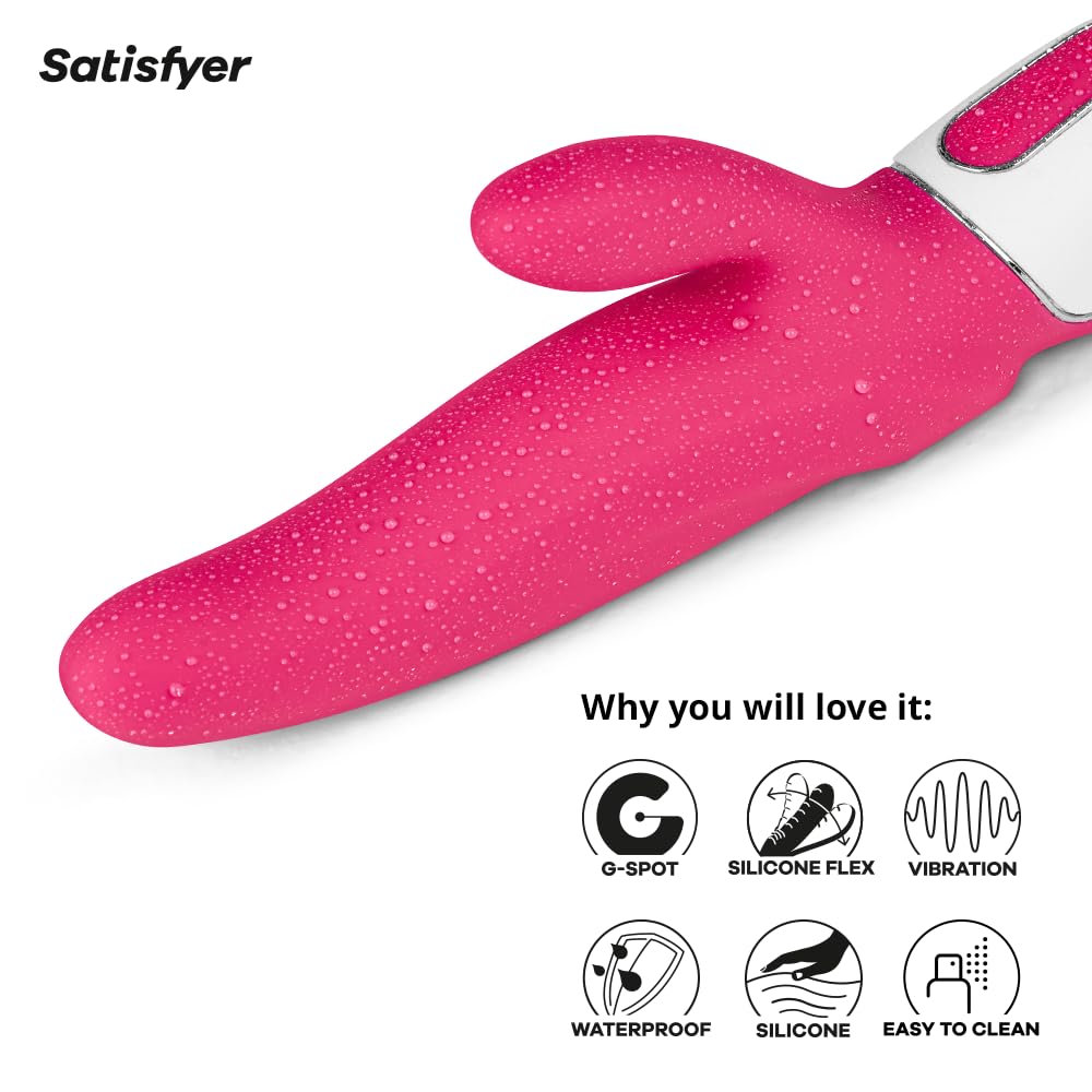 Satisfyer Mr. Rabbit Vibrator Sex Toy | Adult Toys for Women | Rabbit Vibrator with 2 Power Motors | Vibrating Sexual Pleasure Device | Stimulation Vibrators | Female Wellness Tools | Woman Sextoy - Image 4