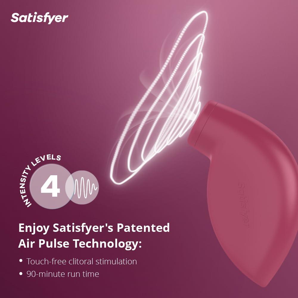 Satisfyer One Night Stand Vibrator Sex Toy | Adult Toys for Women | Clitoris Stimulation Vibrator | Vibrating Sexual Pleasure Device | Stimulation Vibrators | Female Wellness Tools | Woman Sextoy - Image 2