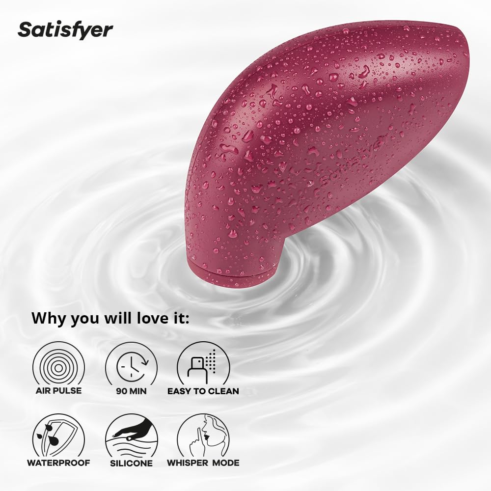 Satisfyer One Night Stand Vibrator Sex Toy | Adult Toys for Women | Clitoris Stimulation Vibrator | Vibrating Sexual Pleasure Device | Stimulation Vibrators | Female Wellness Tools | Woman Sextoy - Image 4