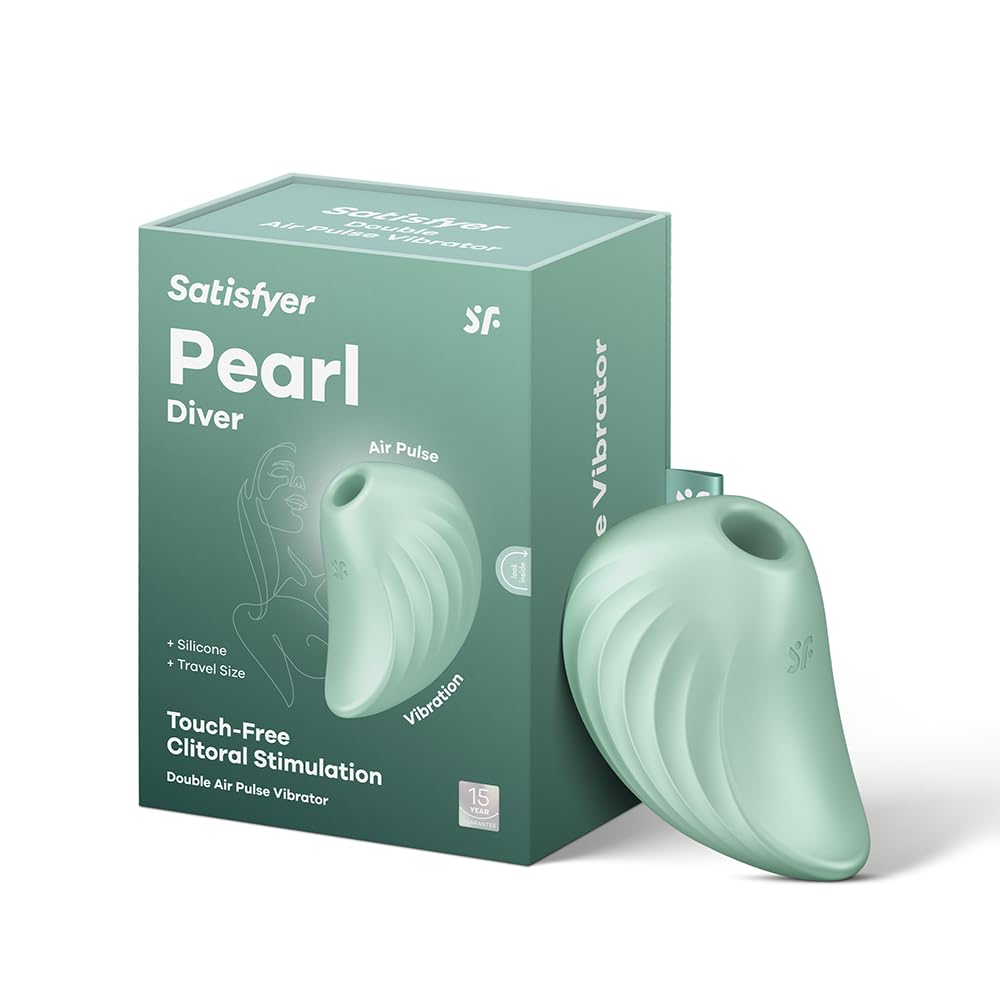 Satisfyer Pearl Diver Vibrator Sex Toy | Adult Toys for Women | Sucking Clitoral Stimulation Vibrator | Vibrating Sexual Pleasure Device | Stimulation Vibrators | Female Wellness Tools | Woman Sextoy