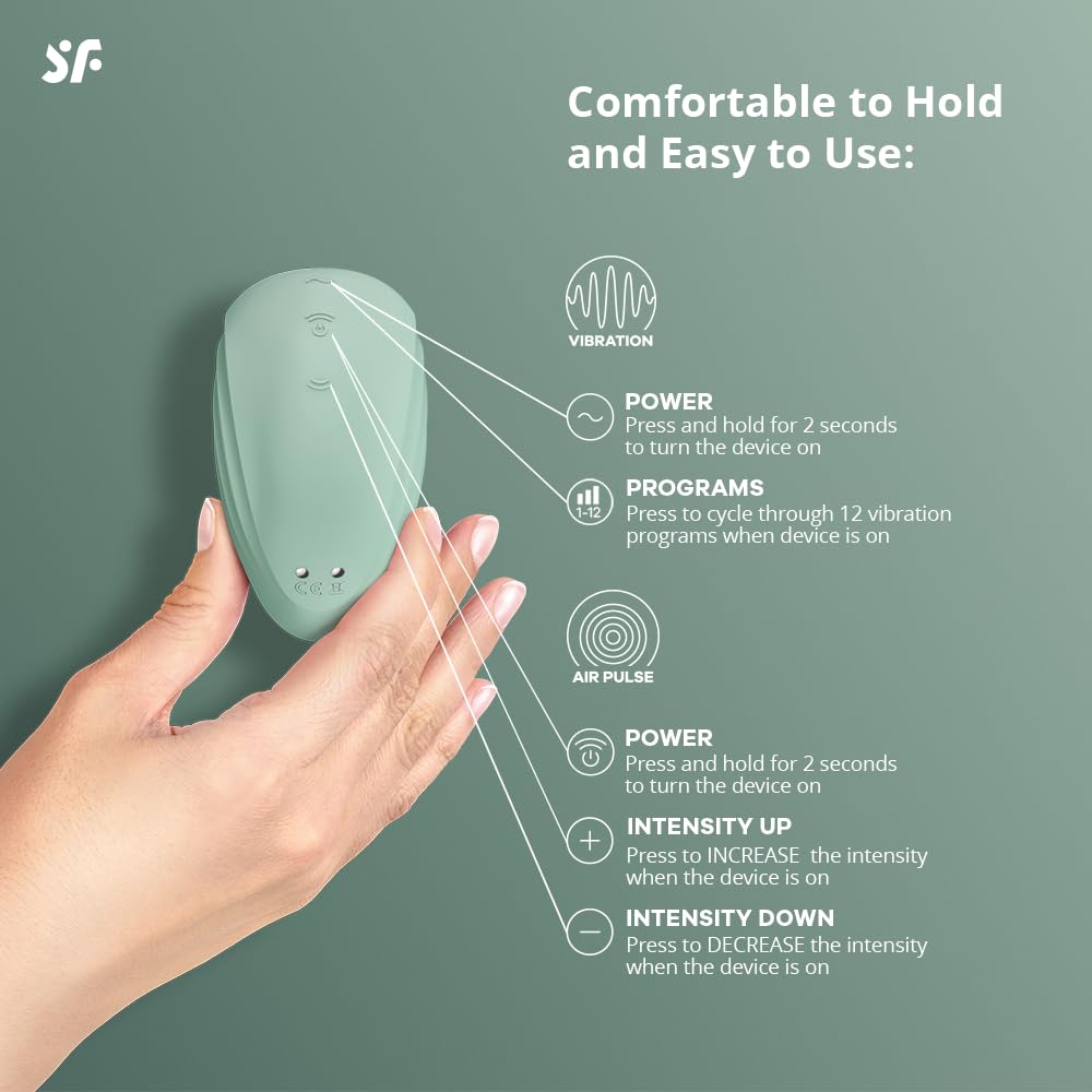 Satisfyer Pearl Diver Vibrator Sex Toy | Adult Toys for Women | Sucking Clitoral Stimulation Vibrator | Vibrating Sexual Pleasure Device | Stimulation Vibrators | Female Wellness Tools | Woman Sextoy - Image 3