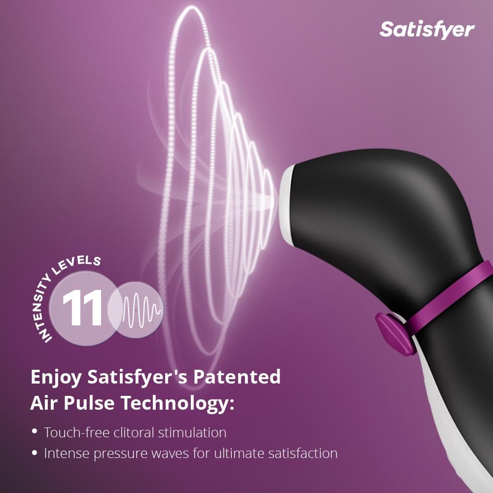 Satisfyer Penguin Vibrator Sex Toy | Adult Toys for Women | Suction Clitoral Stimulation Vibrator | Vibrating Sexual Pleasure Device | Stimulation Vibrators | Female Wellness Tools | Woman Sextoy - Image 2
