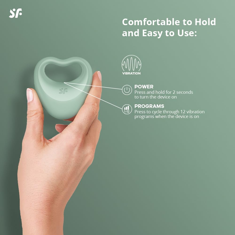 Satisfyer Perfect Pair 3 Vibrator Sex Toy | Adult Toys for Women | Cute Heart Shape Multi Vibrator | Vibrating Sexual Pleasure Device | Stimulation Vibrators | Female Wellness Tools | Woman Sextoy - Image 3