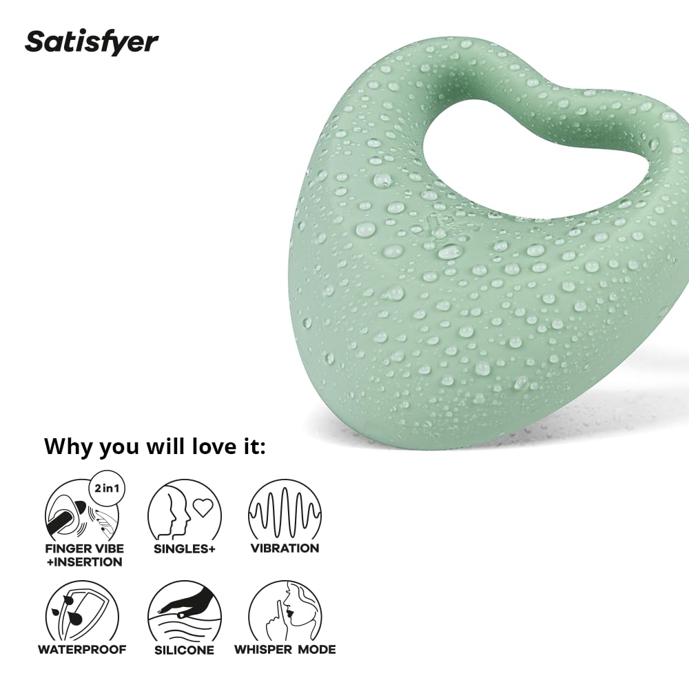 Satisfyer Perfect Pair 3 Vibrator Sex Toy | Adult Toys for Women | Cute Heart Shape Multi Vibrator | Vibrating Sexual Pleasure Device | Stimulation Vibrators | Female Wellness Tools | Woman Sextoy - Image 4