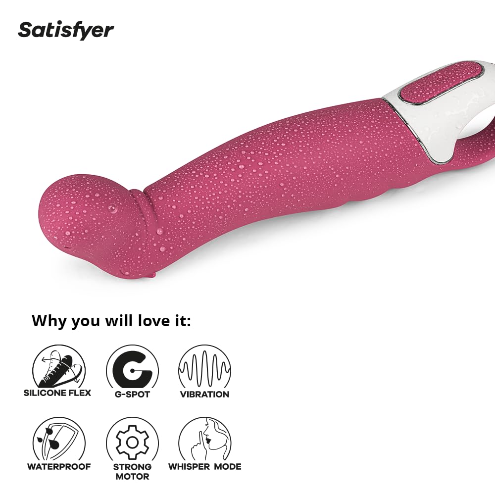 Satisfyer Petting Hippo Vibrator Sex Toy | Adult Toys for Women | Strong G-Spot Clitoral Stimulation | Vibrating Sexual Pleasure Device | Stimulation Vibrators | Female Wellness Tools | Woman Sextoy - Image 4