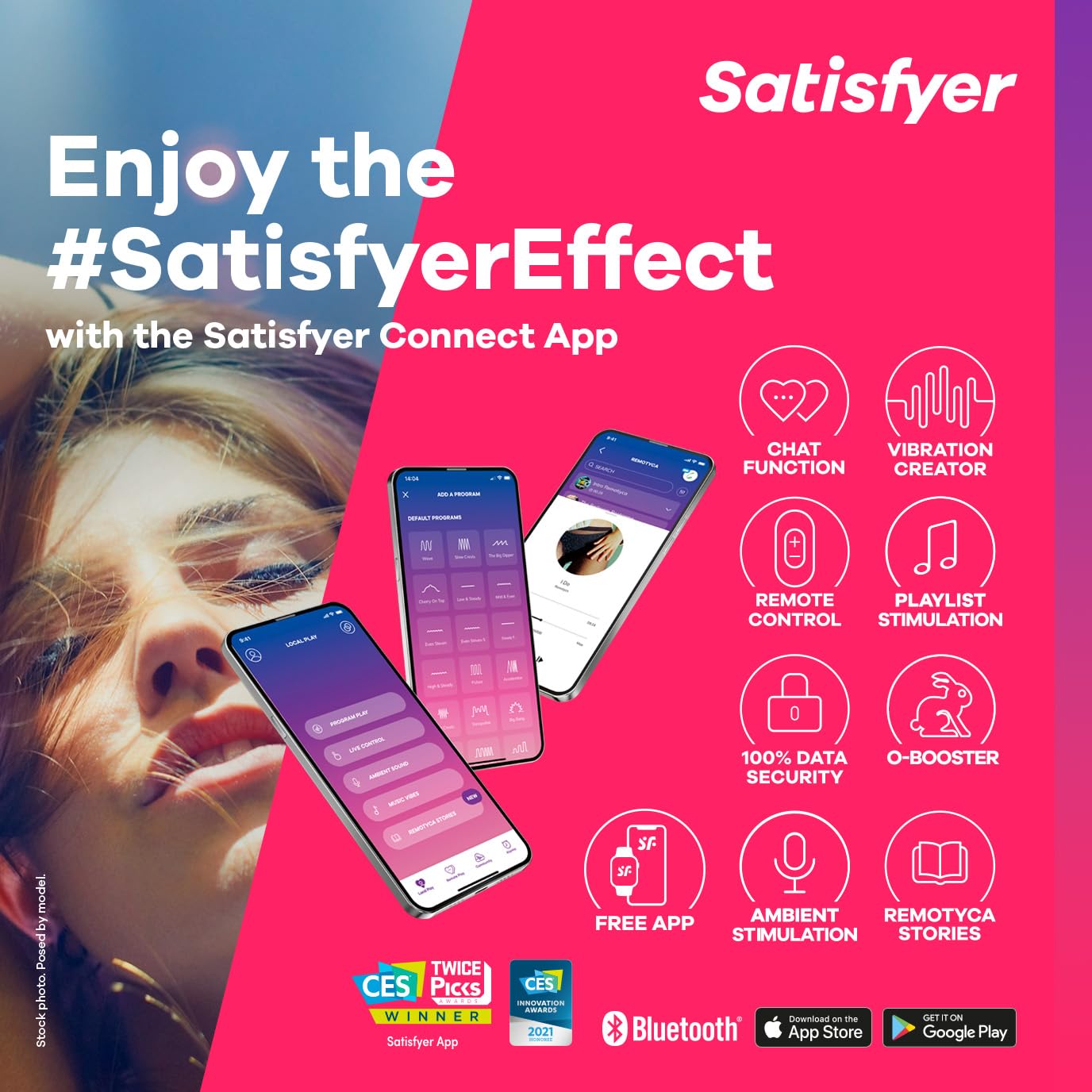 Satisfyer Plug-ilicious 2 Connect App | Plug Vibrator | 2 Powerful Motors | Waterproof (IPX7) | Rechargeable Battery | Skin-Friendly Silicone - Image 7